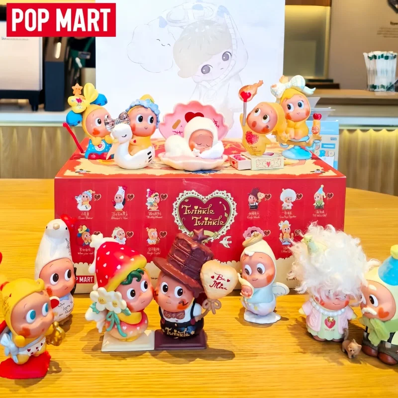 

POP MART Twinkle Twinkle Crush On You Series Figurine Blind Box Cute Desktop Ornament Model Toys Mystery Box Collect Toys Gift