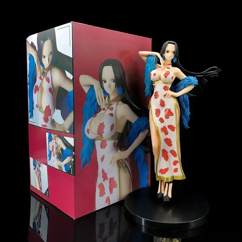 22cm One Piece Series Cheongsam Empress Ml Boya Hancock Sweetheart Cheongsam Empress Model Handmade Ornament Statue Toy Gift