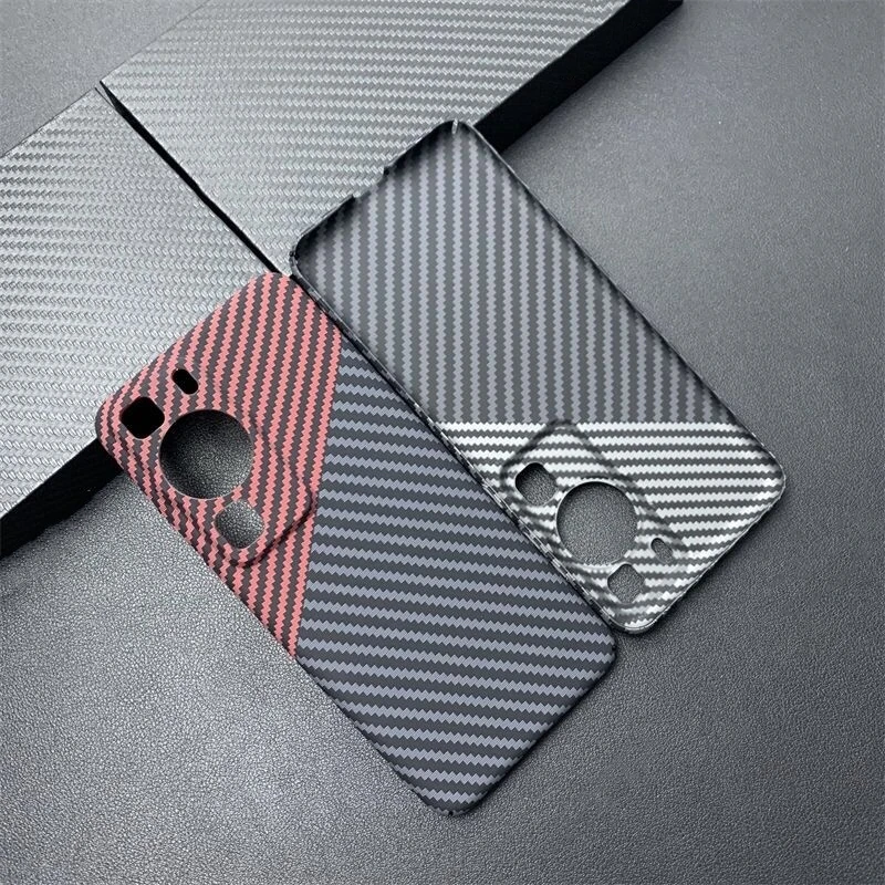 Matte Hard Case For Huawei P60 Pro Case PC Carbon Fiber Texture Pattern Phone Cover For Huawei P60 P60Pro Slim Ultra Thin Bumper