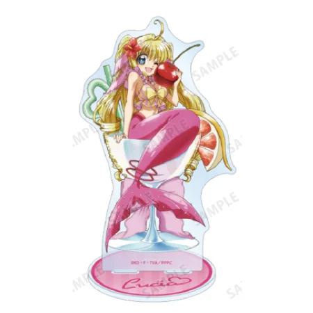 Spiel Mermaid Melody Pichi Pichi Pitch Acryl Stand Puppe Anime Ruchia Luchia Nanami Abbildung Modell Platte Cosplay Spielzeug für Geschenk