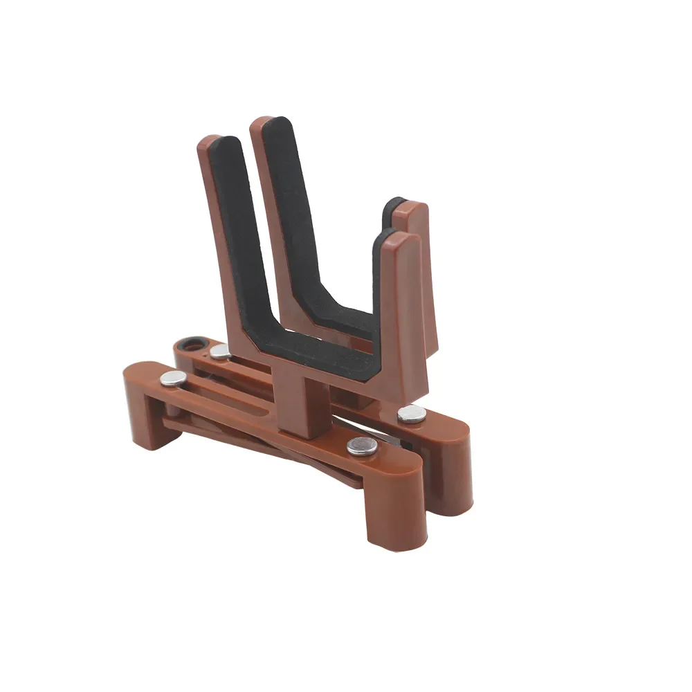 Einstellbare Violine Ständer Halter Tragbare Einziehbare Faltbare Geige Halterung Schwamm Pad Saiten Musical Instrument Violine Teile – Detail 8