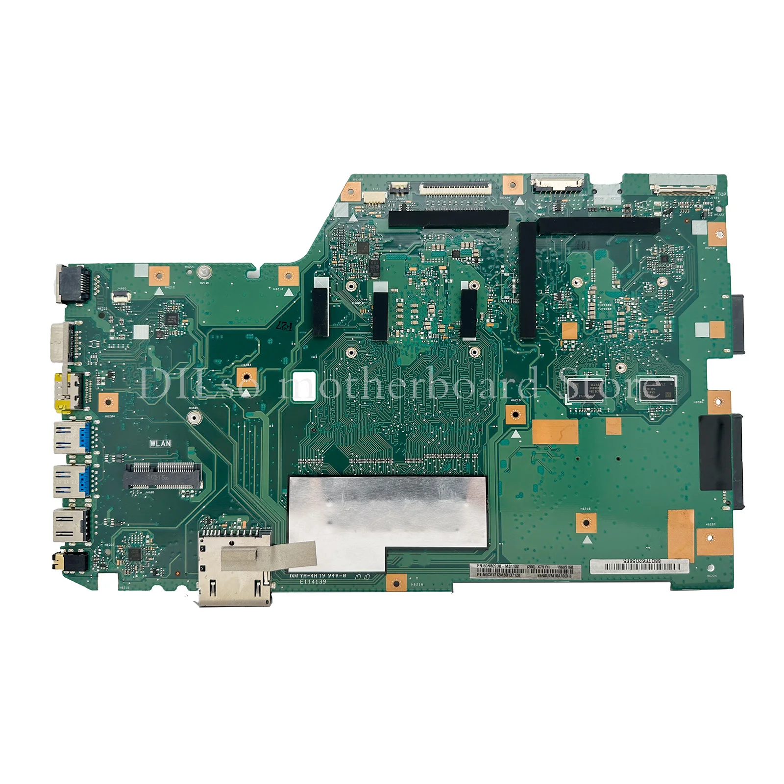 KEFU X751YI Mainboard For ASUS X751BP X751Y K751BP X751B Laptop Motherboard With A6-7310 E1-7010U 4GB-RAM 100% Working Well