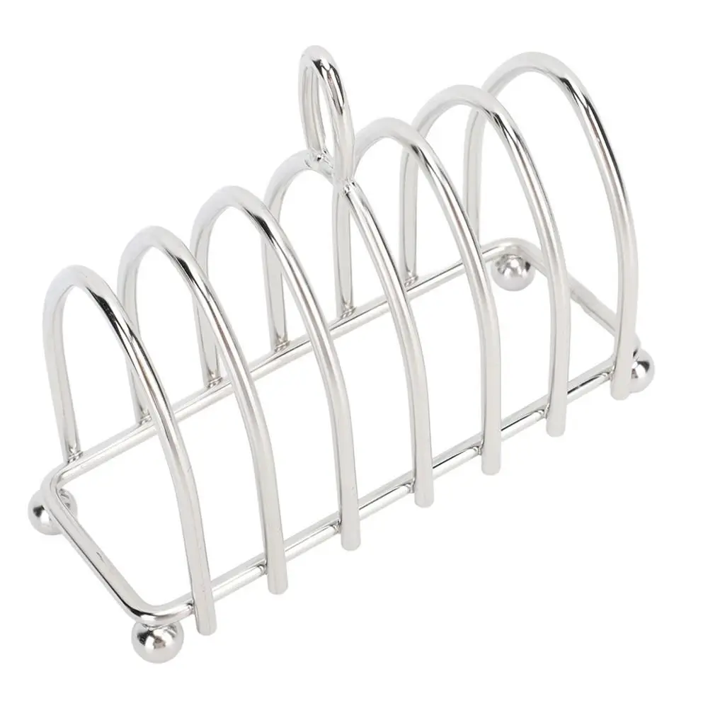 Stainless Steel Toast Rack Easy To Clean Cooling Grid Bread Rack Vintage Style Durable Bread Holder Kitchen Organizer
