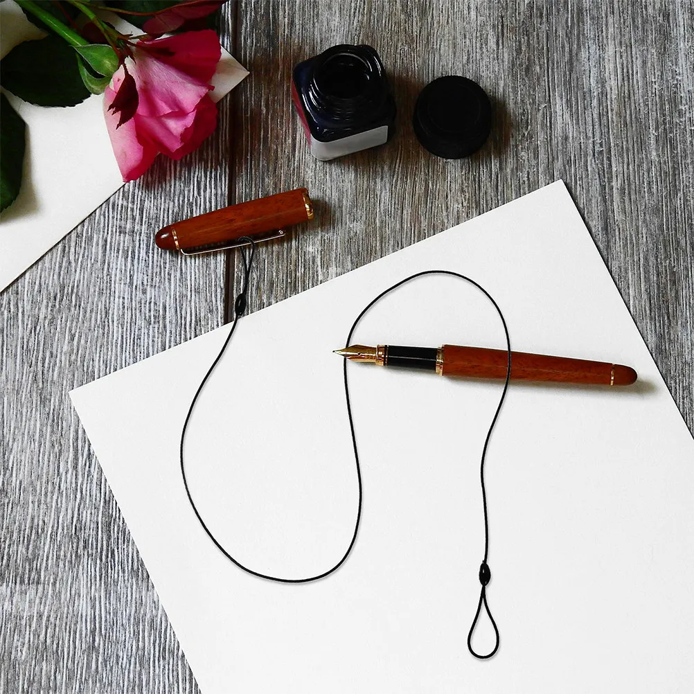 50Pcs Elastic Stylus Pen Lanyard Anti Lost Stretch Cord with Metal Ends for School Office Travel Pen Lanyard Elastic - view 6