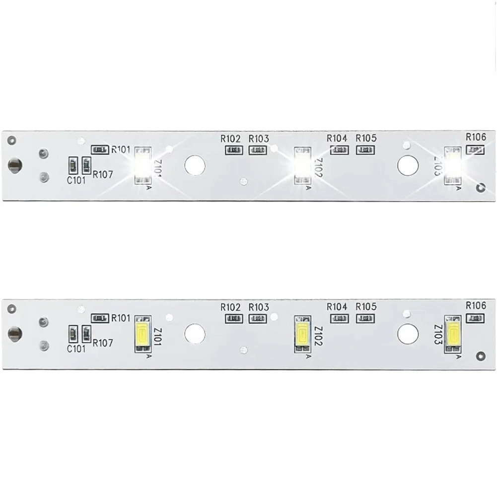 2PCS LED Light Panel WR55X26671 For GE Refrigerator Lighting Supports PS11767930 AP6035586 EAP11767930 Interchangeable Use