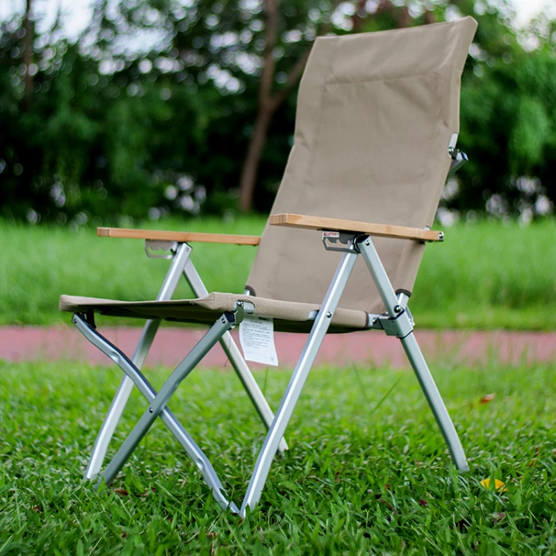 

Comfort Metal Beach Chairs Recliner Folding Backrest Camping Beach Chair Portable Design Silla Plegable Outdoor Furniture QF50OC