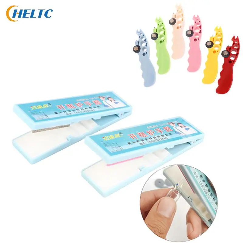 1*Opener Bottle Ampoule Glass Ampule Vial Openers Device Injection Cutting Nurse Doctor Hospital Breaker Diamond Medicine Cutter