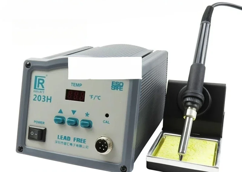 

90W 150W 203H 205H high-frequency constant temperature soldering table electric soldering iron repair silver plated core