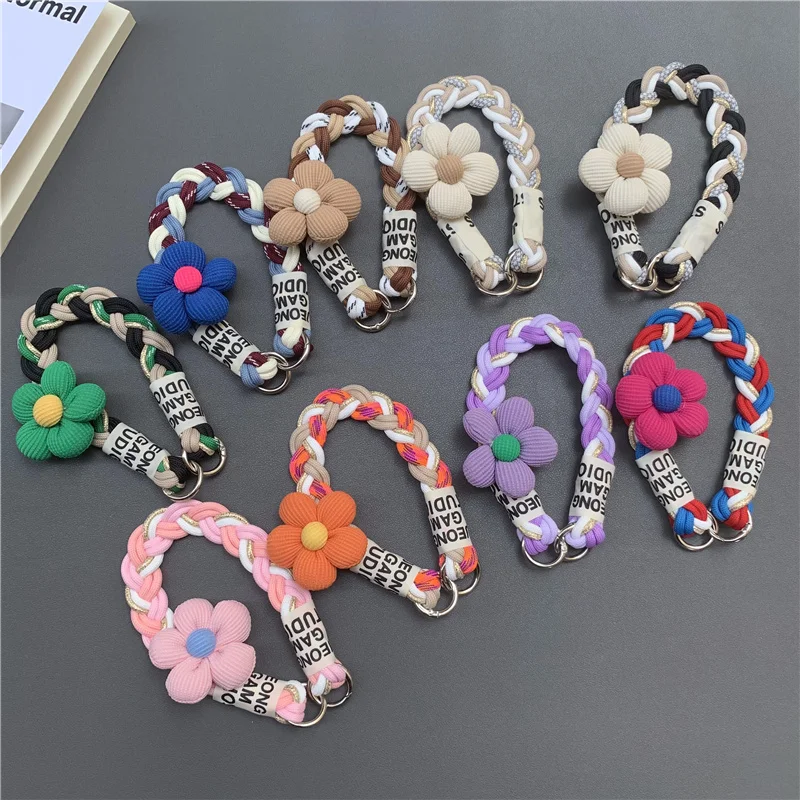 

Short Flower Phone Lanyard Outdoor Travel Anti-Loss Phone Strap Universal Wrist Strap Suitable for Camera and Water Cup