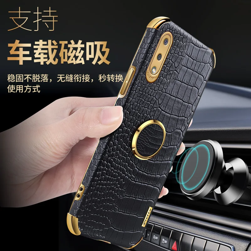 Luxury Original Crocodile Texture Leather Phone Case For Samsung Galaxy A02S A02 S GalaxyA02 cover Protective Phone Shell Case