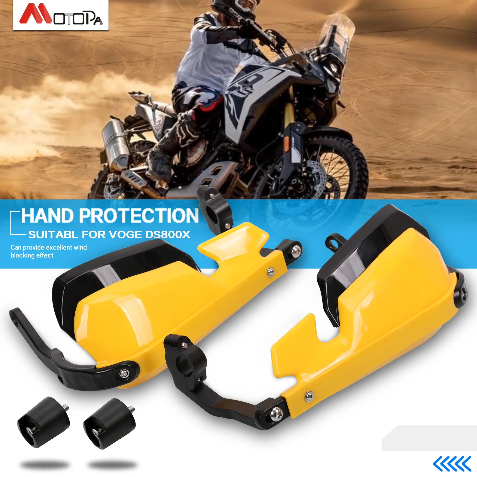 Motorcycle 2025 2026 Voge 800 rally new aluminum alloy Handguard Shield Hand Guard Protector Windshield for Voge 800 rally