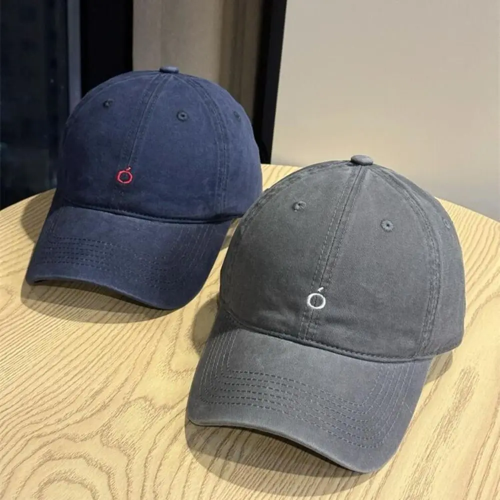 

Fashion Embroidery Hip Hop Hat Breathable Casual Peaked Cap Sunscreen Adjustable Sun Hat Outdoor