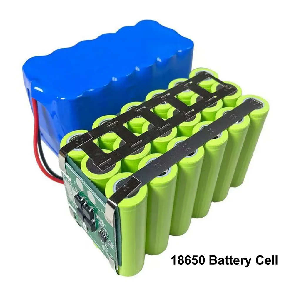 New 12V 18650 Li-ion Battery Pack with BMS + Charger 10Ah~100Ah Large Capacity Rechargeable DC12.6V for Sprayer,Router,Monitor