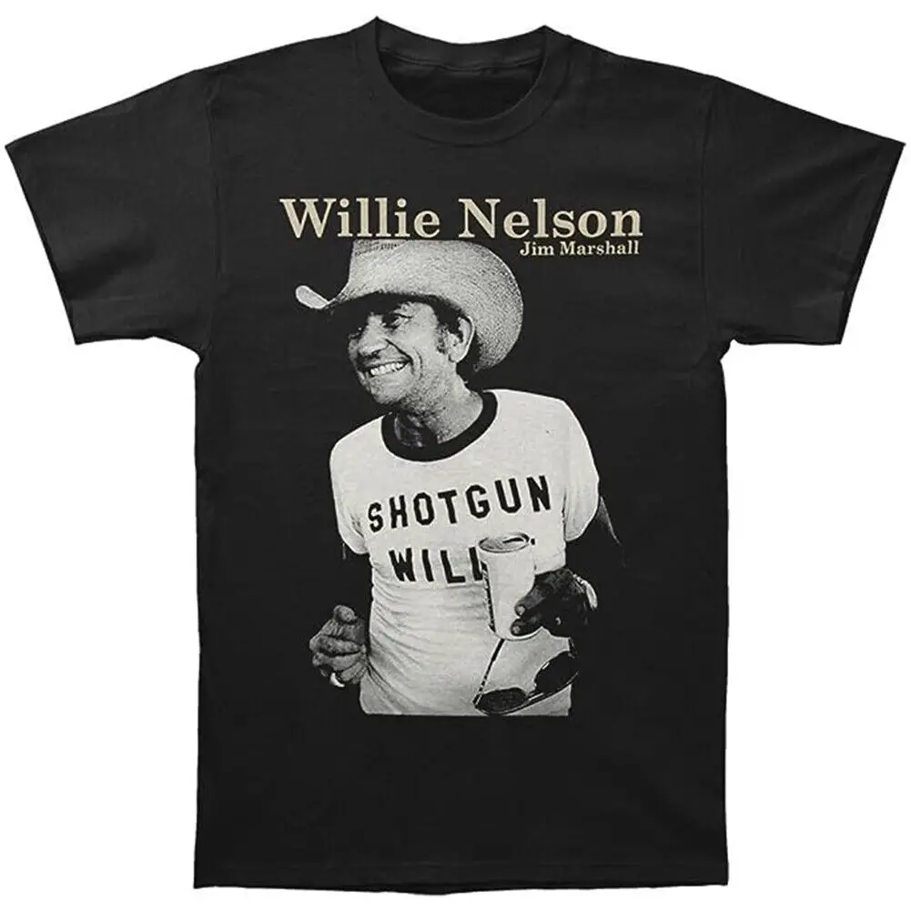 Authentic Willie Nelson Portrait Slim Fit T-Shirt S-2XL NEW