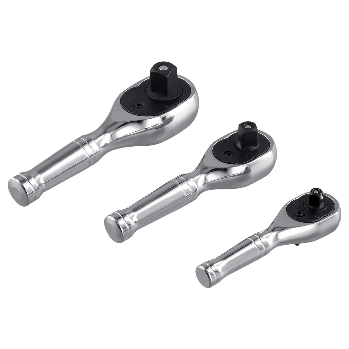 3PCS Mini Ratchet Wrench 1/4 1/2 3/8 Double Headed Ratchet Wrench Multifunctional 72 Teeth Quick Release Ratchet Wrench