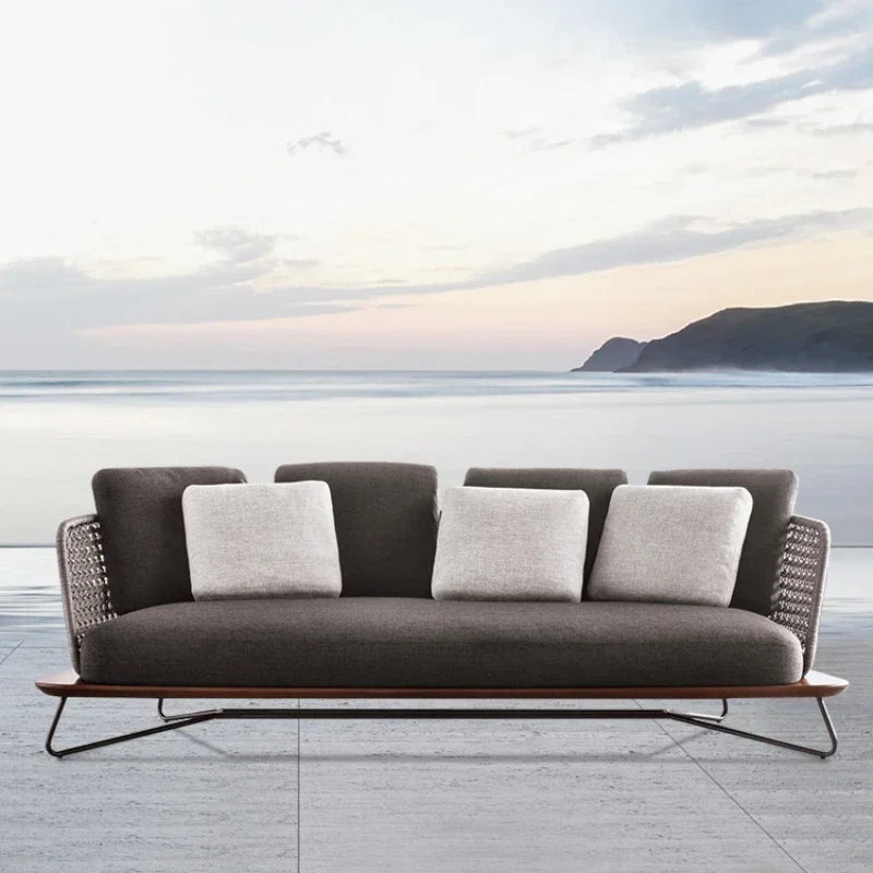 

Fancy Modern Rattan Chair Nordic Style Occasional Balcony Rattan Chair Hotel Designer Fauteuil Rotin Home Furniture FYOS