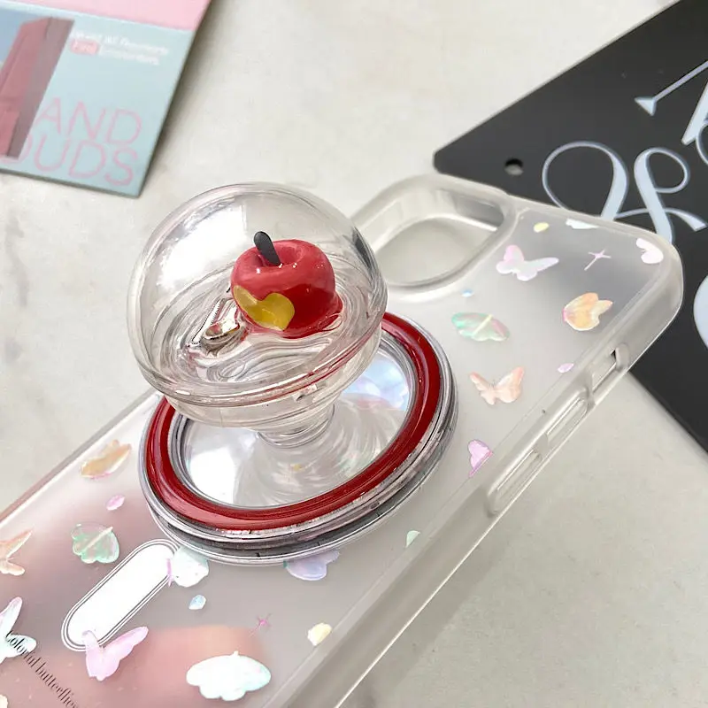 Apple per Magsafe impugnatura magnetica per telefono Tok Griptok supporto per iPhone divertente supporto di ricarica wireless pieghevole