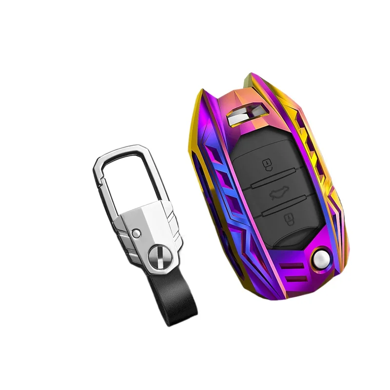 

Premium Zinc Alloy Key Cover Case for Wuling Hongguang MINIEV - Protective Key Fob Shell Key Bag Chain