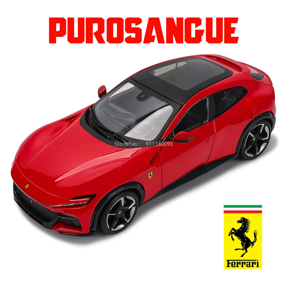 Bburago – LaFerrari Aperta 1/24 – Voiture De Course En Alliage – Modèle Statique Moulé Sous Pression – Portes Et Capot Ouvrants – Dès 14 Ans