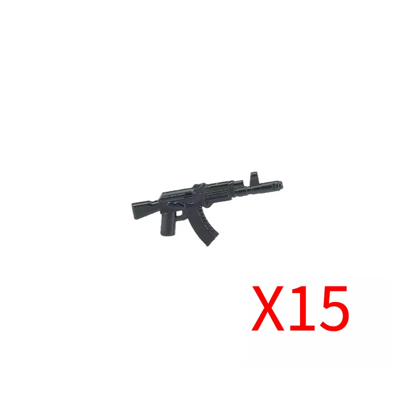 Militärische Soldaten Figuren Waffen Bausteine Zubehör Zweifarbige Waffen Assault Sniper Gewehre M16 M4 Modell Ziegel Spielzeug Geschenk