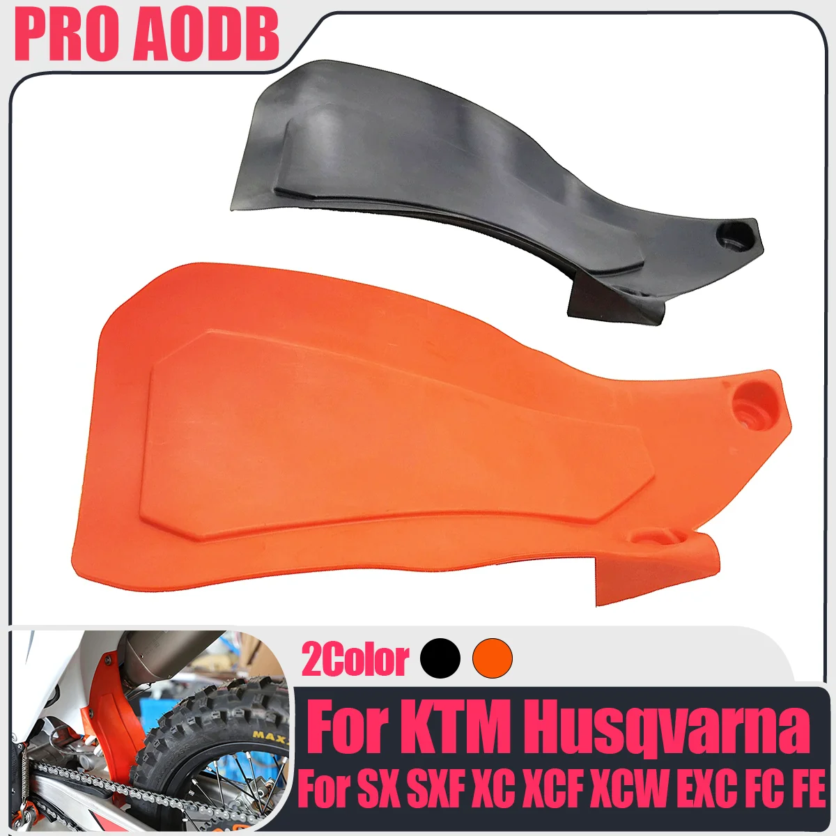 

For KTM Plastic Motocross Rear Fender Mudguard Kit Shock Absorber Air Box Mud Flap Splash Guard SX SXF XC XCF XCW XCFW 125-500