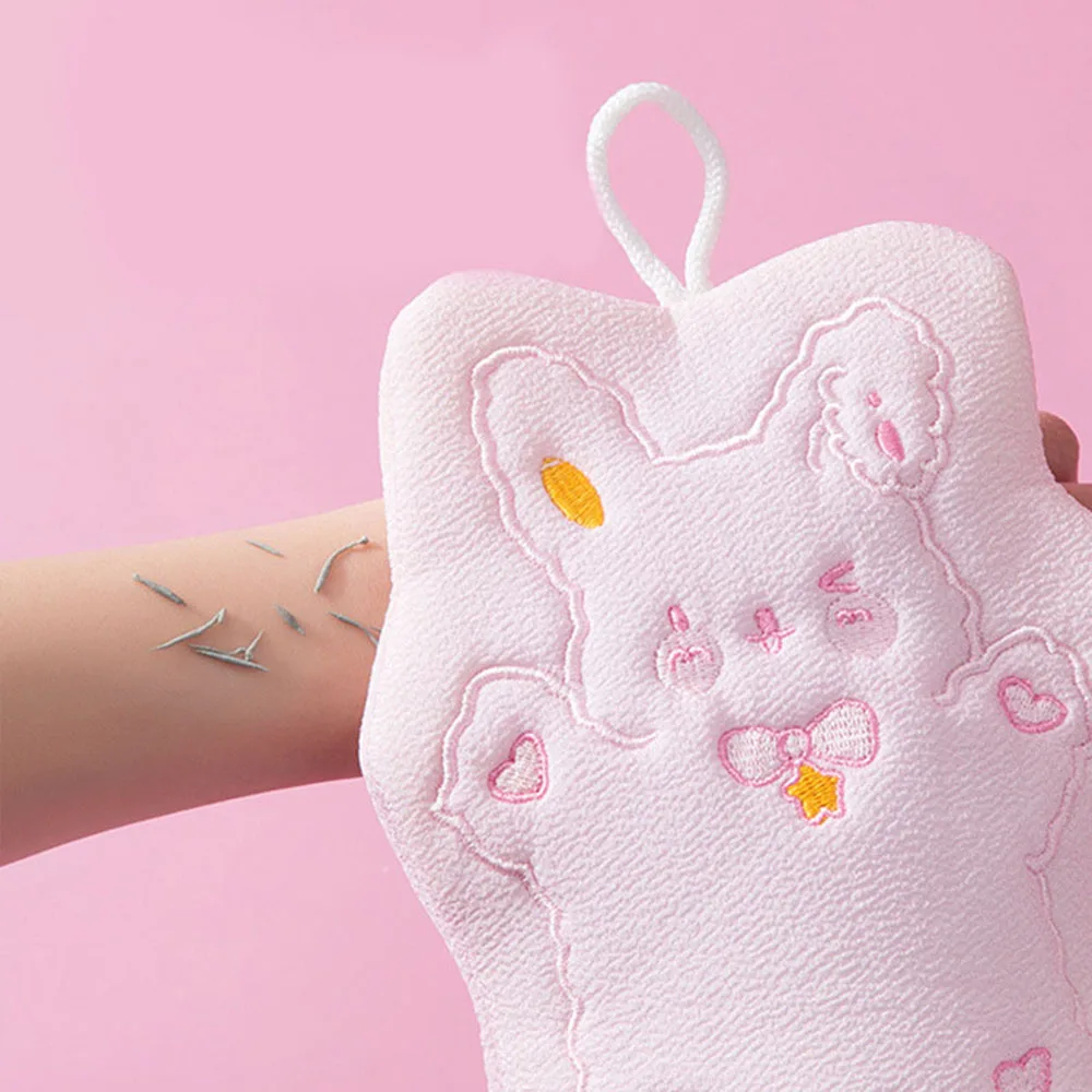 Kawaii Cartoon Shower Banho Engrossar, Luva Descascamento Mágico, Remoção De Tan Esfoliante, Produtos De Limpeza De Banho Kessa, Suprimentos De Spa