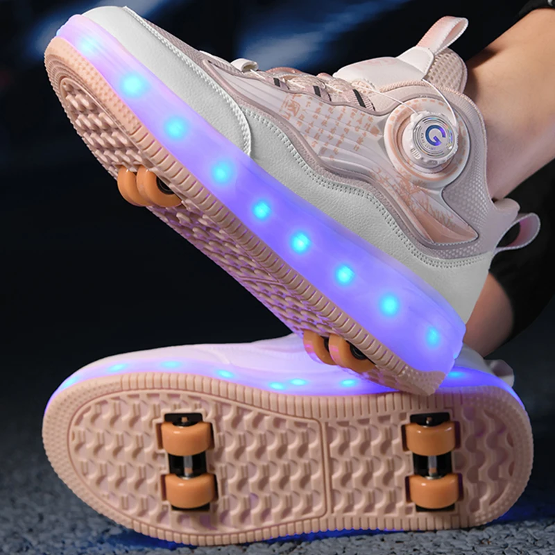 

Fashion Children's Sneakers with LED Lights for Boys and Girls High-quality Casual Training Shoes for Kids Sneakers