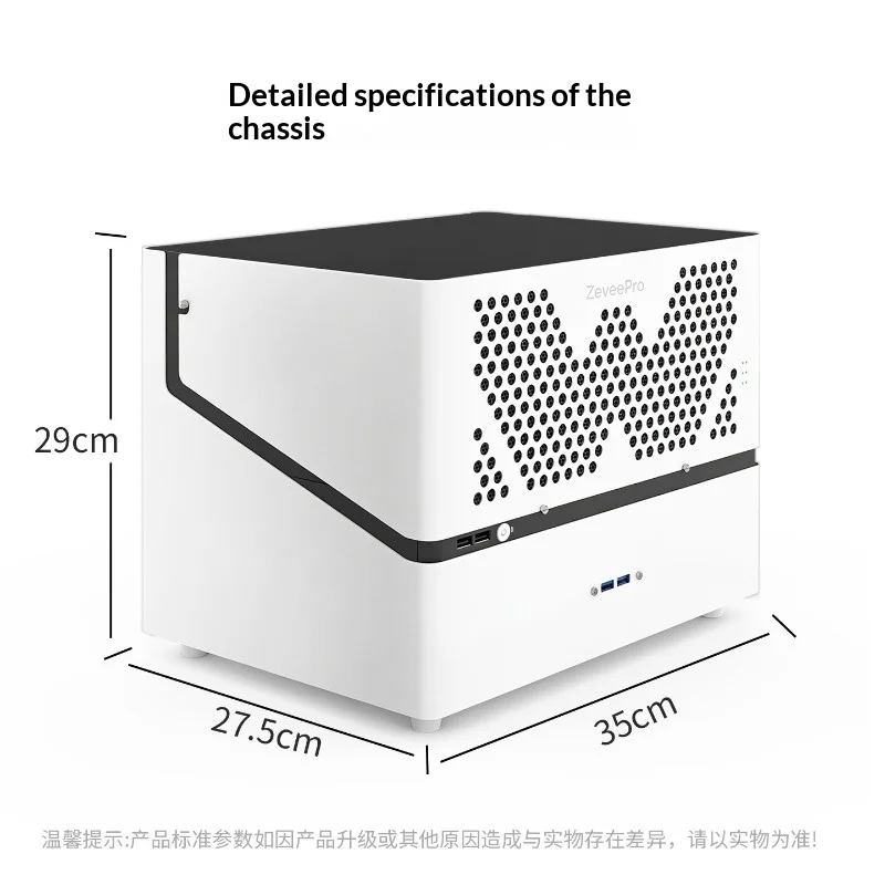 Versatile 6-Bay MATX NAS Case, Supports ITX/ATX PSU Full Height PCIe Hot-Swap, Compact Home Server Chassis for DIY