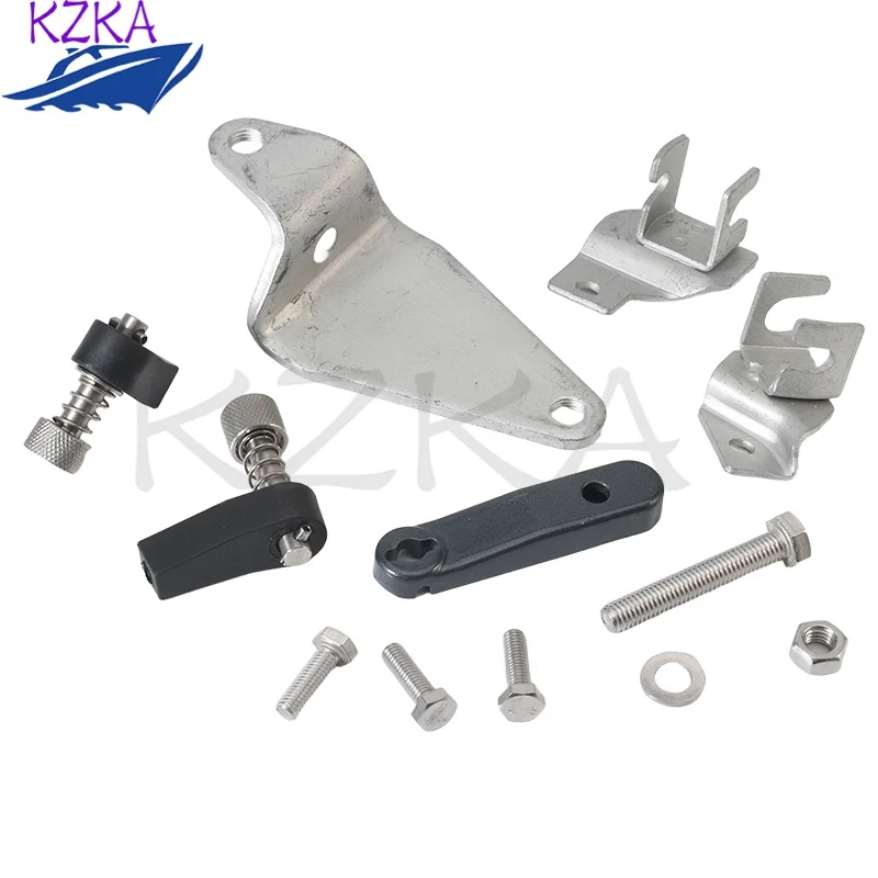 Remote Control Attachment Kit 689-48501 For Yamaha Parsun Boat Engine 2 Stroke 25HP 30HP 61N 69P 69S Replaces Aftermarket