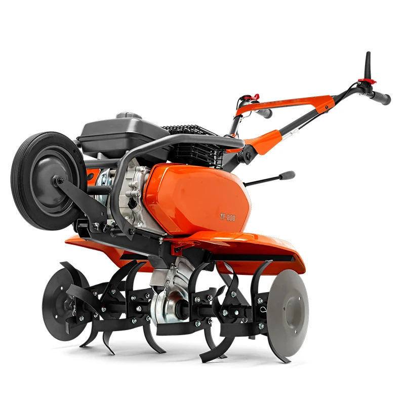 Micro Tiller TF230 Fuel-Powered Plowing Machine Soil Tiller Agricultural Multi-Functional New Micro Tiller(Customized)