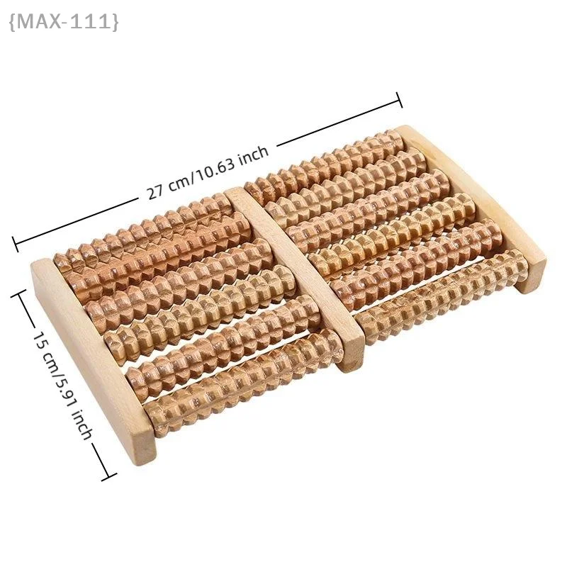 مدلك قدم خشبي ريفليكسولوجي للإجهاد واللياقة البدنية والرعاية الصحية وتدليك القدمين وتخفيف الآلام