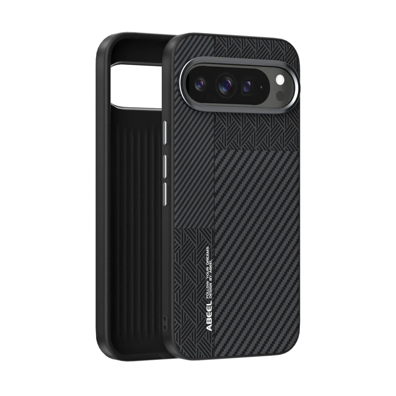 

High Quality Skin Friendly Carbon Fiber Magnetic Charging Case For Google Pixel 10 9 Pro XL Metal Lens Full-Pack Anti-Drop Cover