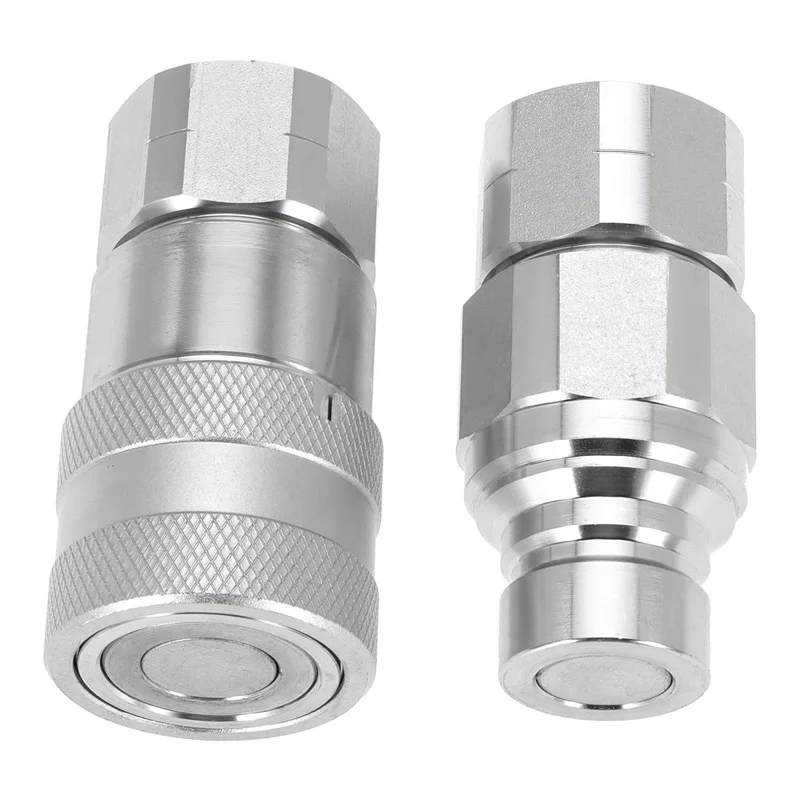 【NEW】Disconnect Couplers Quick Disconnect Couplers 1/2 Inch NPT Set Skid Steer Loader Quick Connect Coupling NPT 1/2