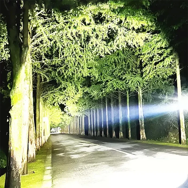 99000000LM 60W LED Flashlight Portable Type-C Rechargeable Lamp Super Bright Tactical Flashlight Outdoor Fishing Camping Light