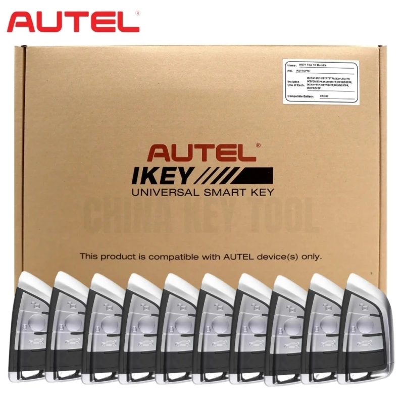 10PCS Autel IKEYBW003AL BW003AL Universal Smart Remote Key 3 Buttons For BMW For Autel Smart Key For KM100 IM508 IM608 KM100E