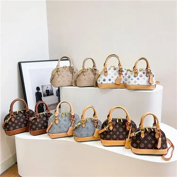 

Luxury Niche High-End Shell Bag - 2025 New Vintage Monogram Women's Shoulder/Crossbody Handheld Bag