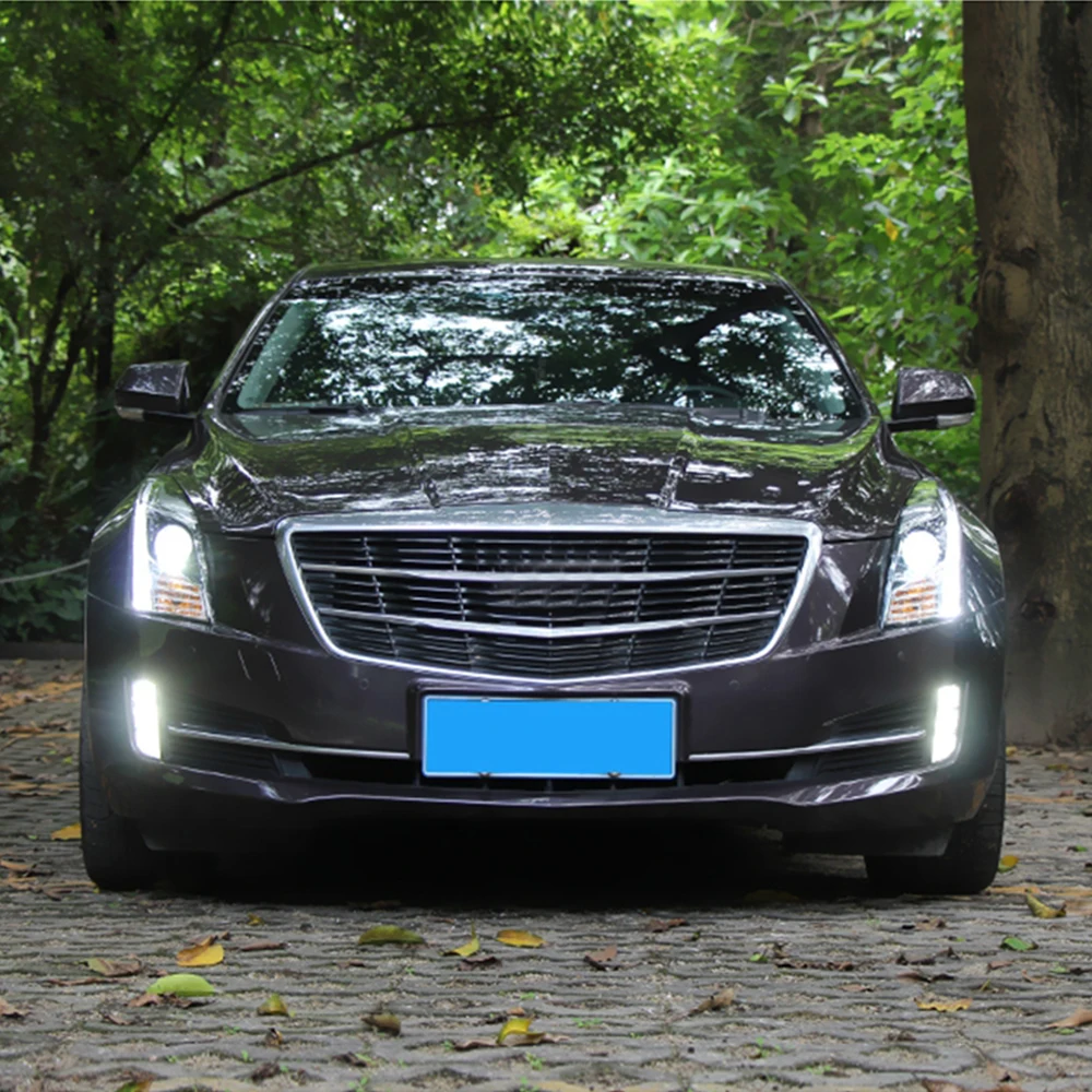 2014-2018 for Cadillac ATS-L Auto Headlight Assembly LED Car Lights 100W Low & High Match Upgrade New Hot Sale Accessories