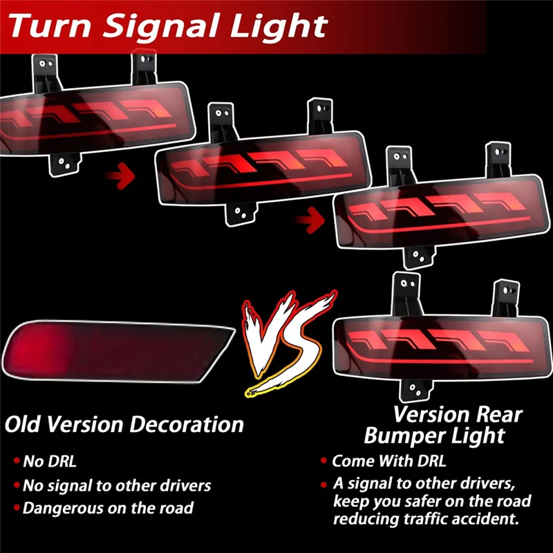 

A20K-Rear Bumper Reflector Light For Honda CRV CR-V 2020-2022 Rear Turn Signal Lights