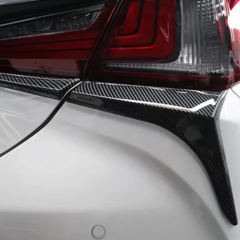 

For Lexus ES ES200 ES250 ES300h ES350 2018-2022 Car Sticker ABS Cover Stick Frame Rear Light Lamp Eyebrow Trim