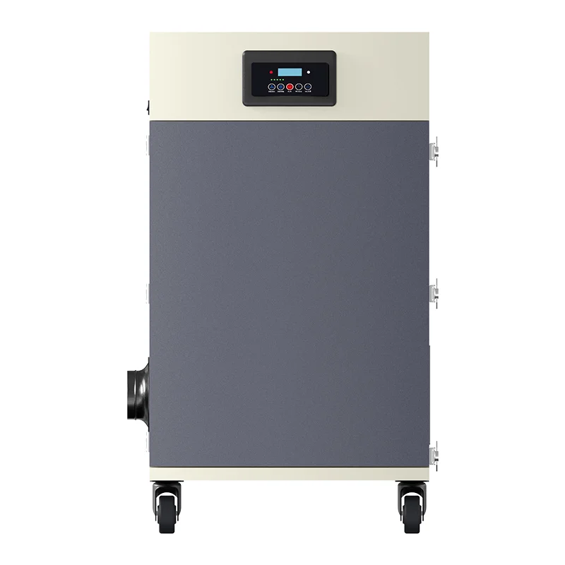 450W Motor-Driven Activated Carbon Mobile Weld Plasma Fume Dust Extractor 99.97% Purify Efficiency for Laser Machine Smoke