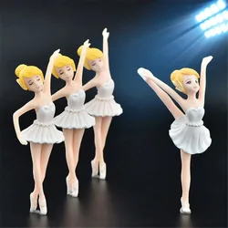 Aquarium Decoration Plastic Fish Tank Ballerina Girls Ornament Miniature Figurines DIY Cake Decor Desk Craft Micro Landscape