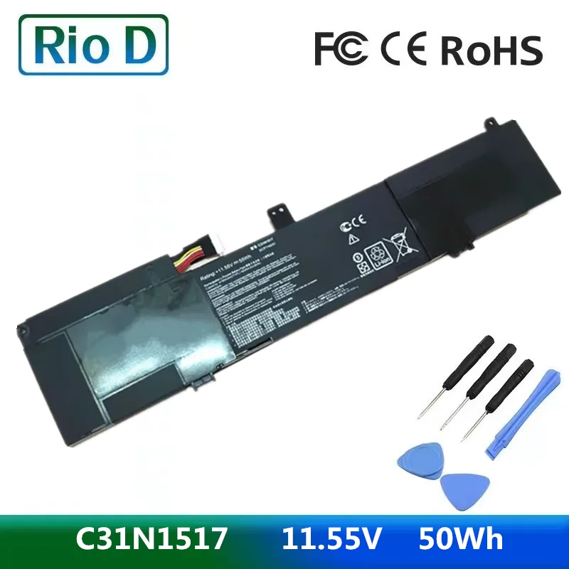 C31N1517 Laptop Battery for Asus VivoBook Flip DW009T DW235T TP301 TP301U TP301UA-DW009R Q304 Q304U Q304UA TP301UA65 11.55V 55WH