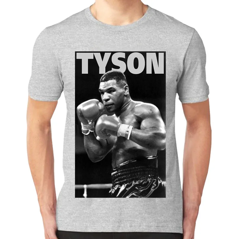 Boxing Champion Custom Boxing Short Sleeve Men\'s and Women\'s T-shirt Short Sleeve, Tyson Printed T-shirt Size S-3xl