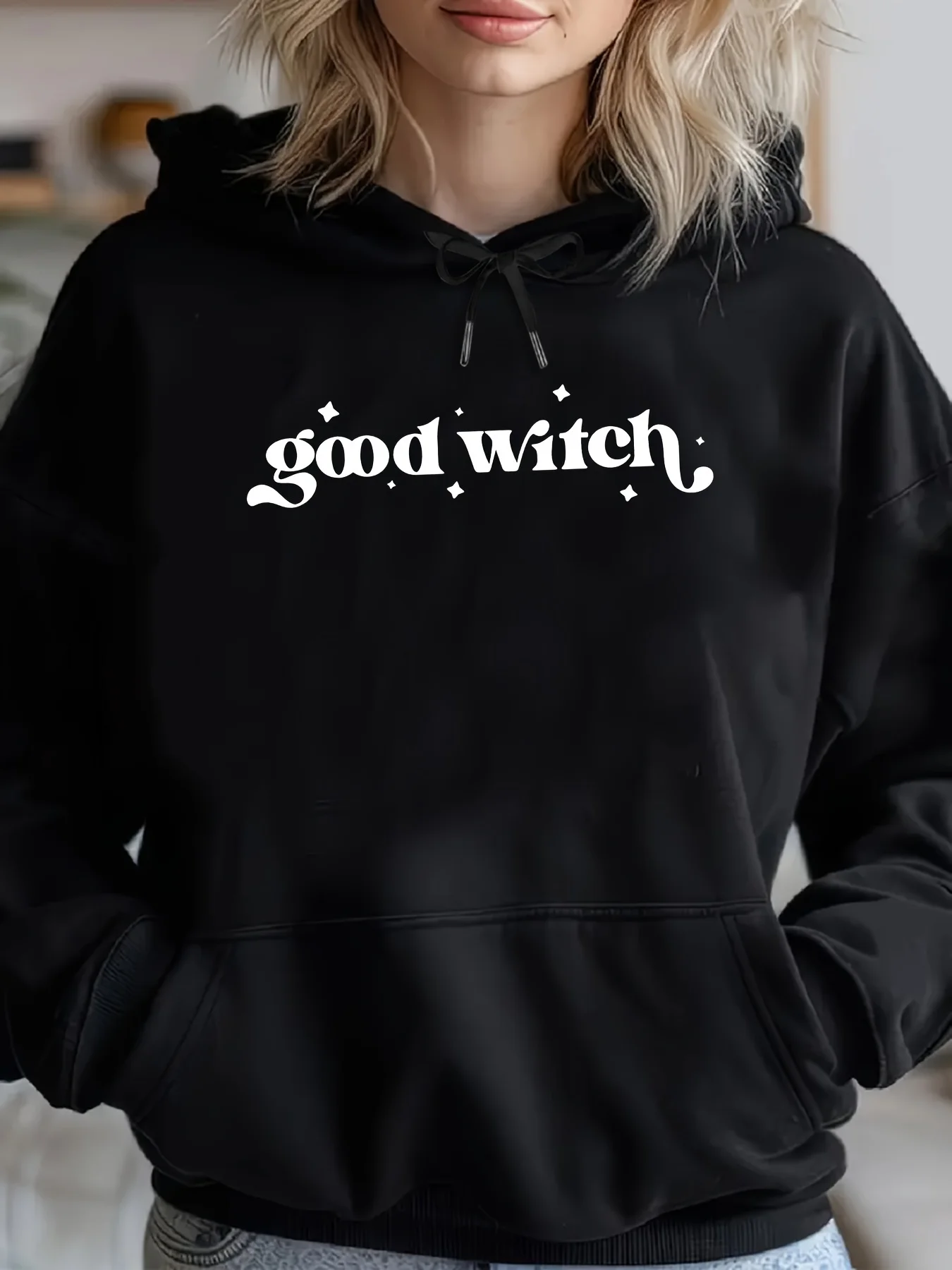 

GOOD WICTH Дом, отдых, мода, универсальность, поездки на работу, спорт, универсальная универсальная удобная спортивная толстовка