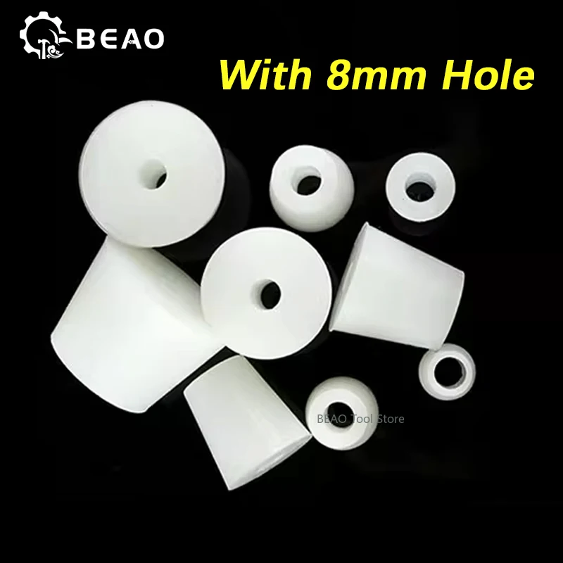 

Силиконовая пробка с отверстием 8 мм, конические пробки, пробки для заваривания вина