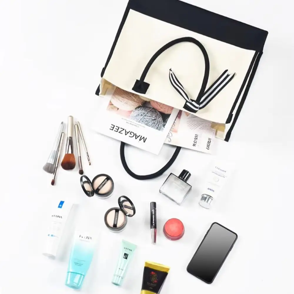 Arcade Canvas Tote Bag Custom Pet Paws Image Name Print Shopping Mothers Mall Tour Daily Sundry Item Keeping Gift