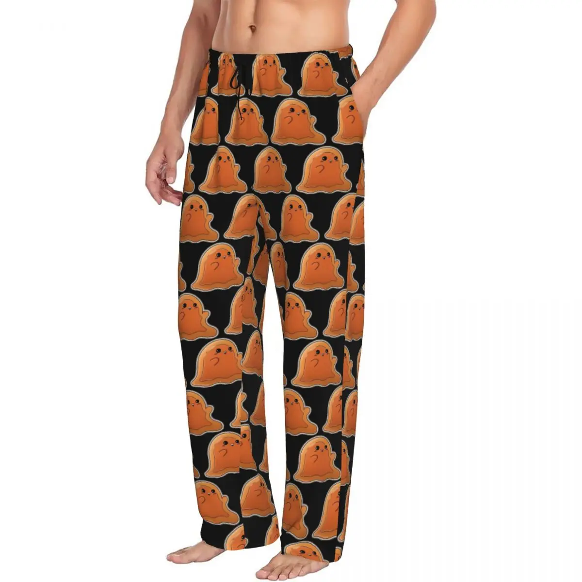 

Custom SCP 999 The Tickle Monster Men Pajama Pants Lounge Sleep Sleepwear Bottoms with Pockets