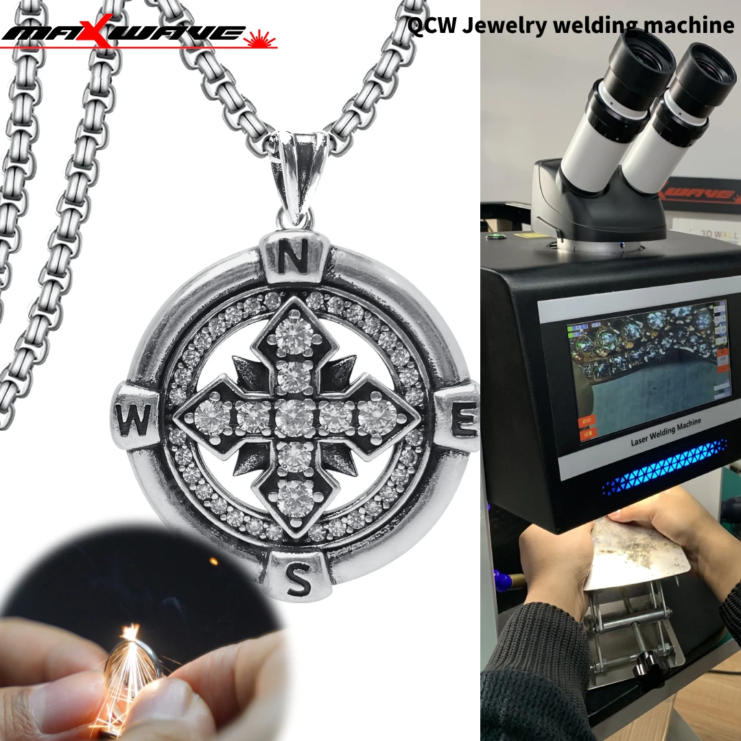 

QCW Fiber Laser Welding Machine 200W Laser welder for Welding Precision laser welder machine spot Weld Silver Gold Repair Tool