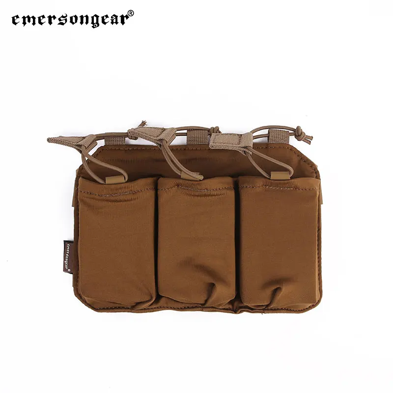 Emersongear Precision Triple Magazine Pouch Mag Storage Purposed Bag Hook Loop Airsoft Combat Hunting Hiking Nylon