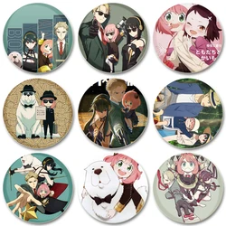 32/44/58mm Cute Anime SPY X FAMILY Enamel Pin Brooches Cute Head Lapel Pins Cartoon Badge Backpack Hat Jewelry Accessories Gift